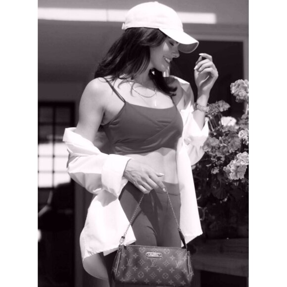 Alo Airbrush High-Waist Enso Leggings Dark Plum Stirrups Hi-Rise Waist Tights L - Picture 8 of 16